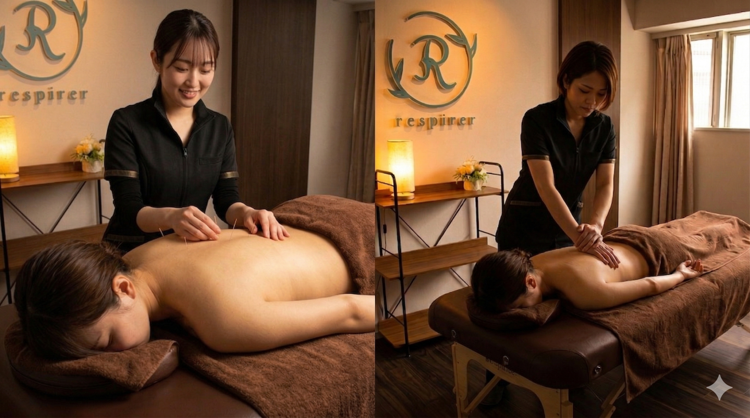 鍼灸×整体の相乗効果イメージ