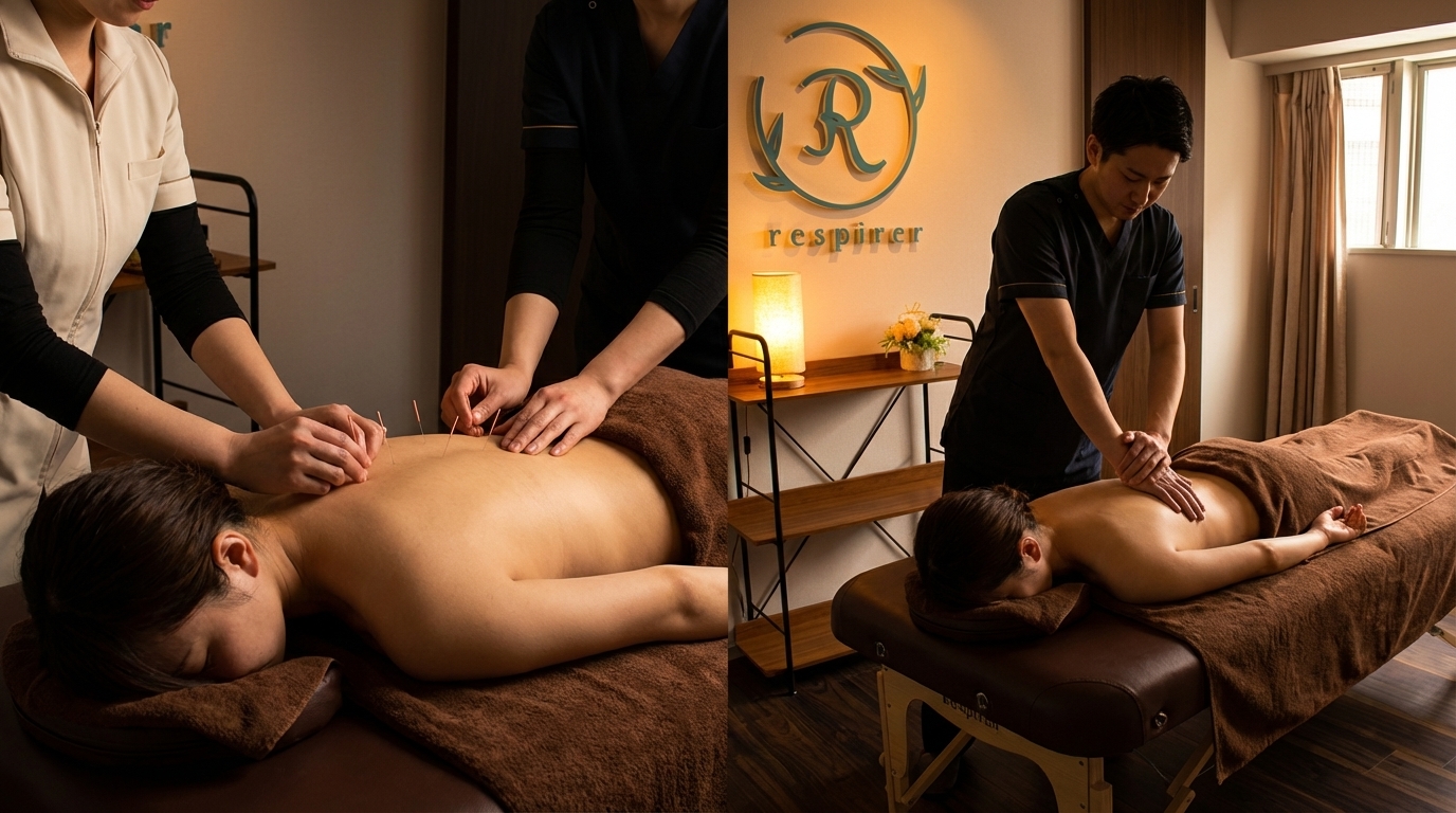 鍼灸×整体の相乗効果イメージ